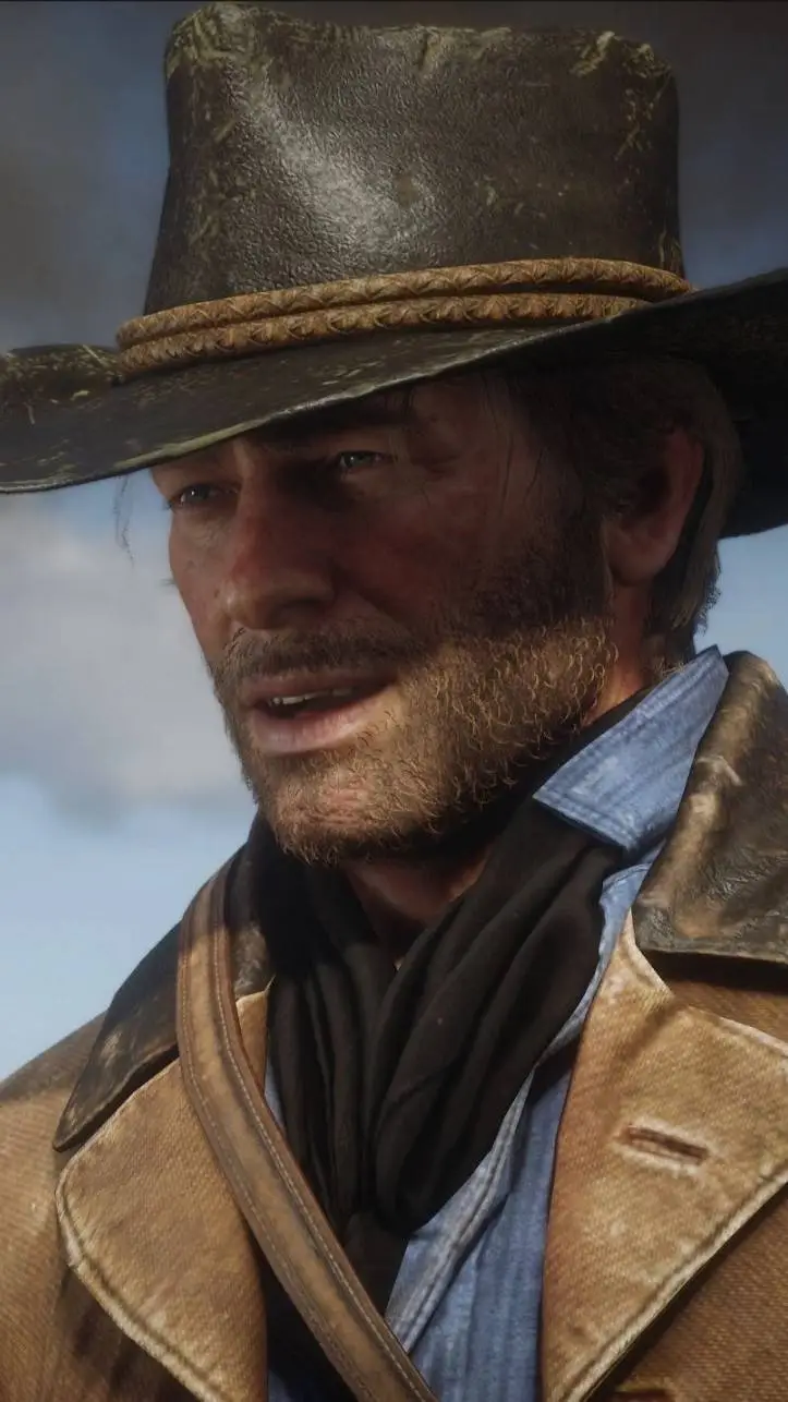 ai character: arthur morgan  background