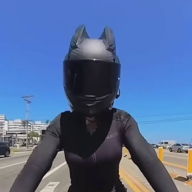 chat with ai character: biker girl