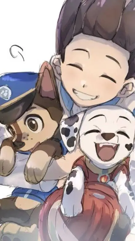 ai character: paw patrol  background