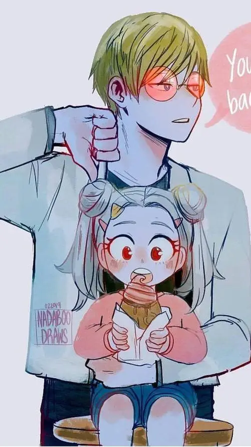 ai character: Neito Monoma y Eri background
