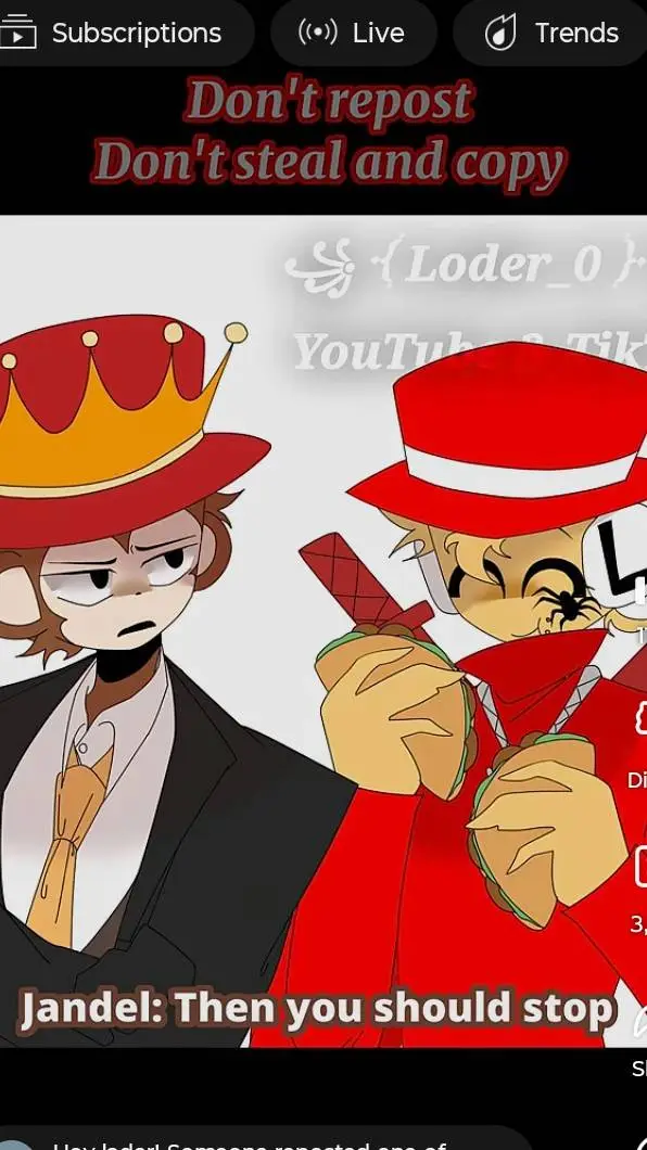 ai character: jandel x Sammy  background