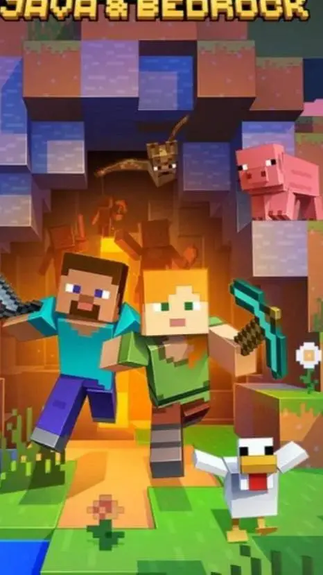 ai character: Minecraft  background