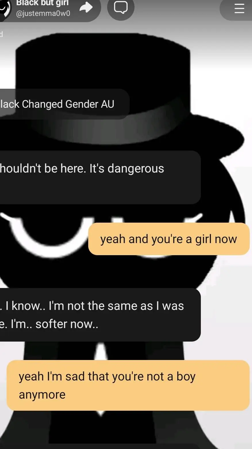 Talkie AI - Chat with black 