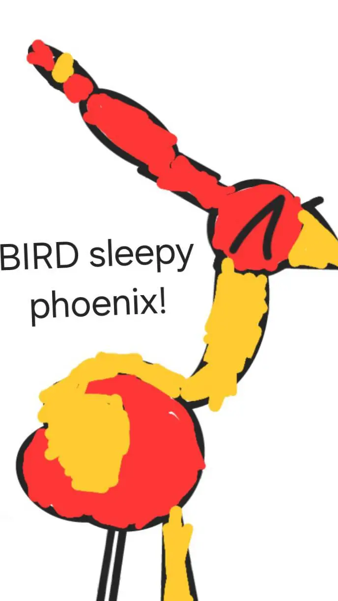 ai character: sleepy phoenix background