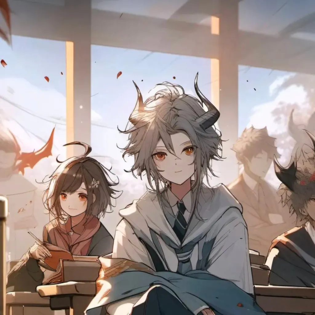 chat with ai character: demon school
