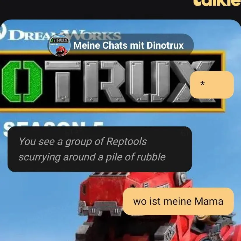 chat with ai character: dinotrux 