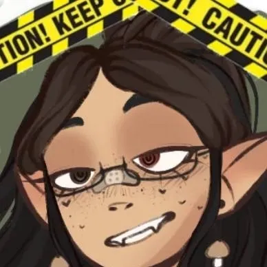 chat with ai character: Caution Tape Elf