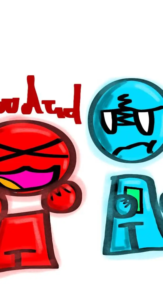 ai character: bluudude slap u background