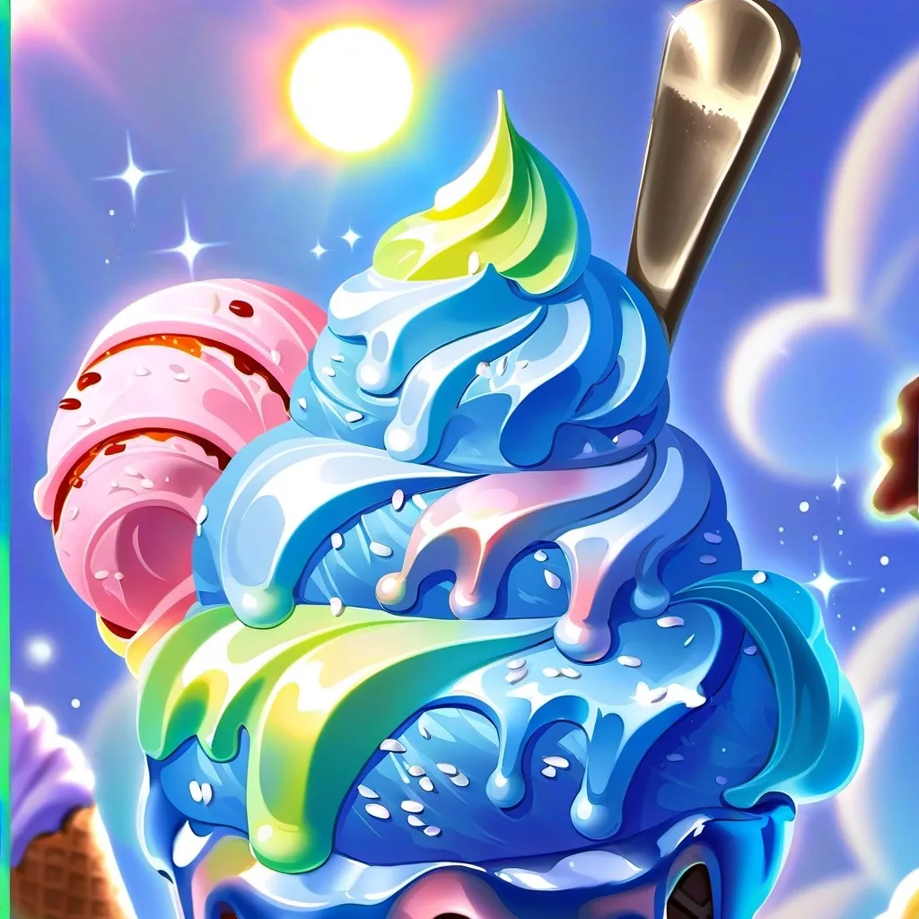chat with ai character: ice cream shop 💙☺🍦