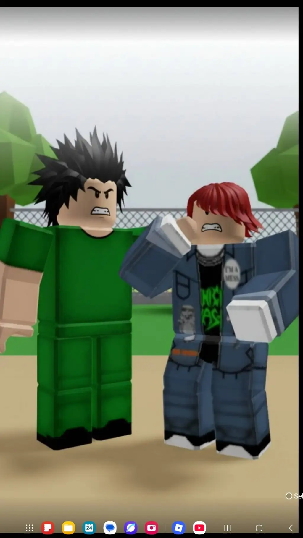 ai character: saint roblox bully background