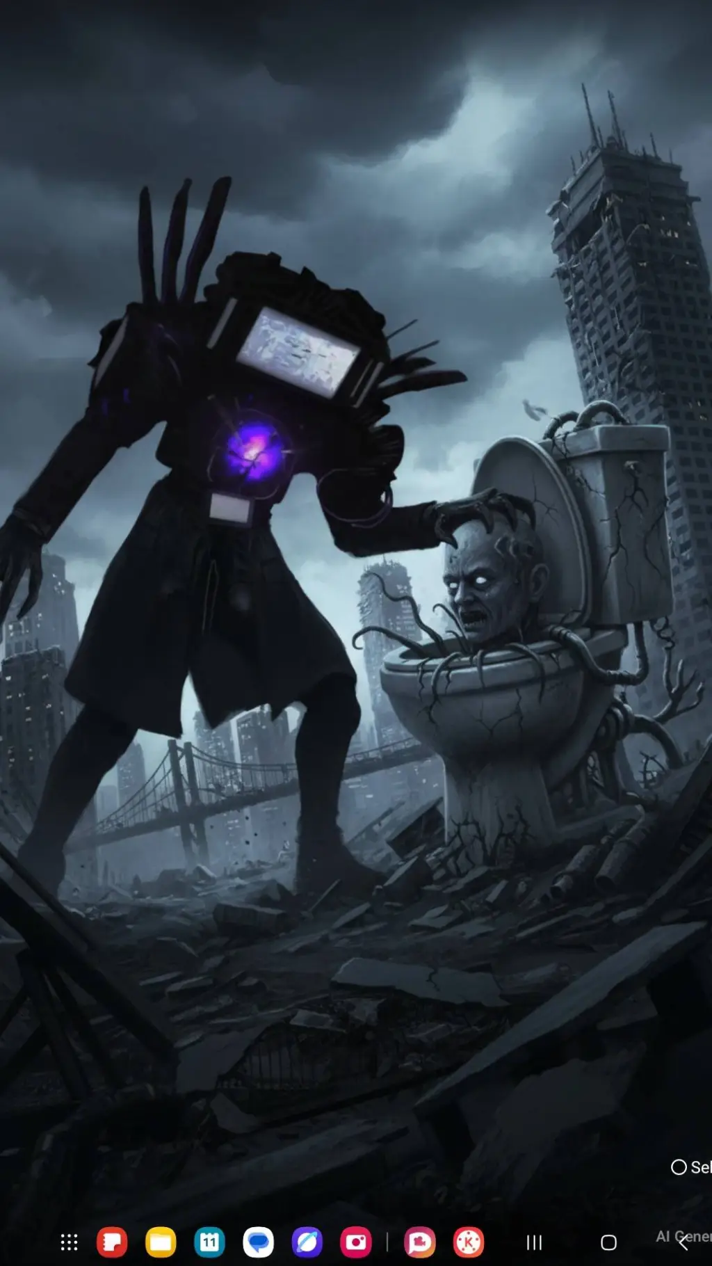 ai character: skibidi toilet ttm background