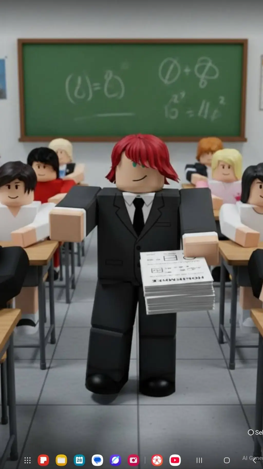 ai character: teacher big sir background