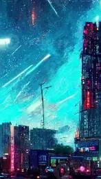 ai character: CYBERVEINA background