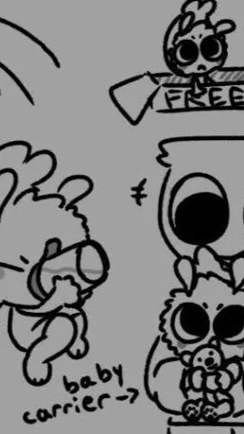 ai character: Baby Shrimpo  background