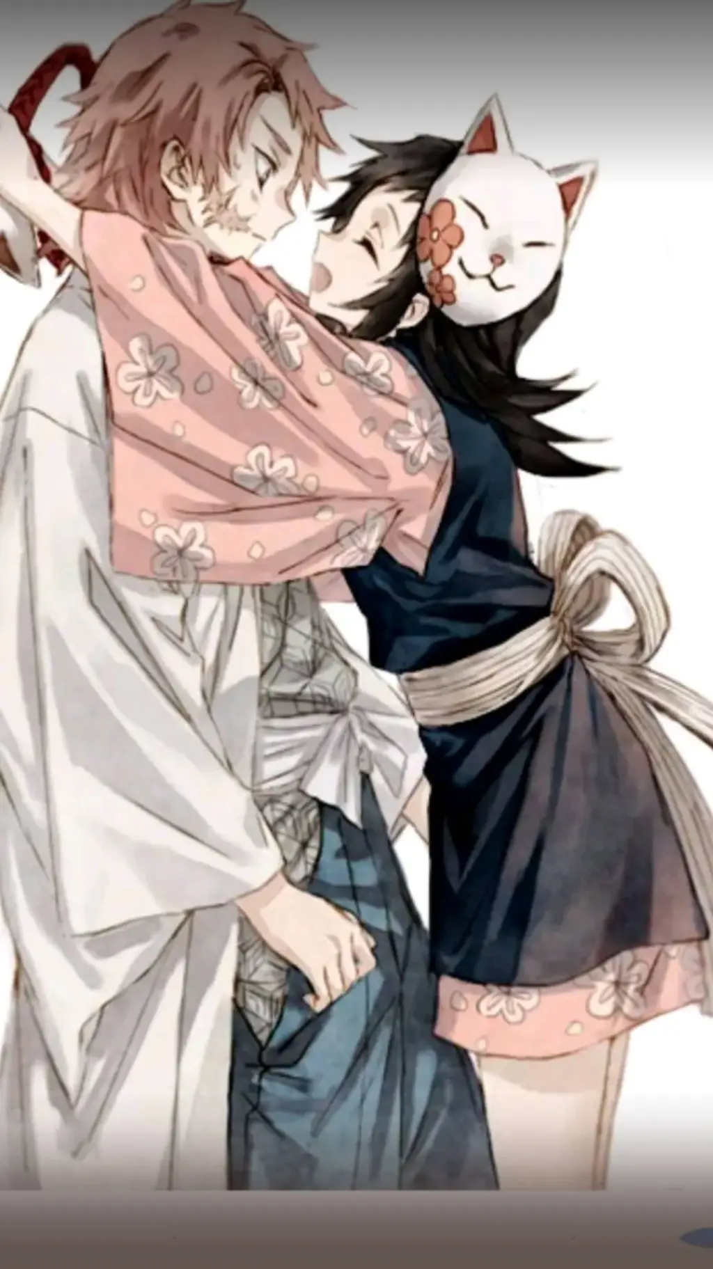 ai character: makomo X sabito  background