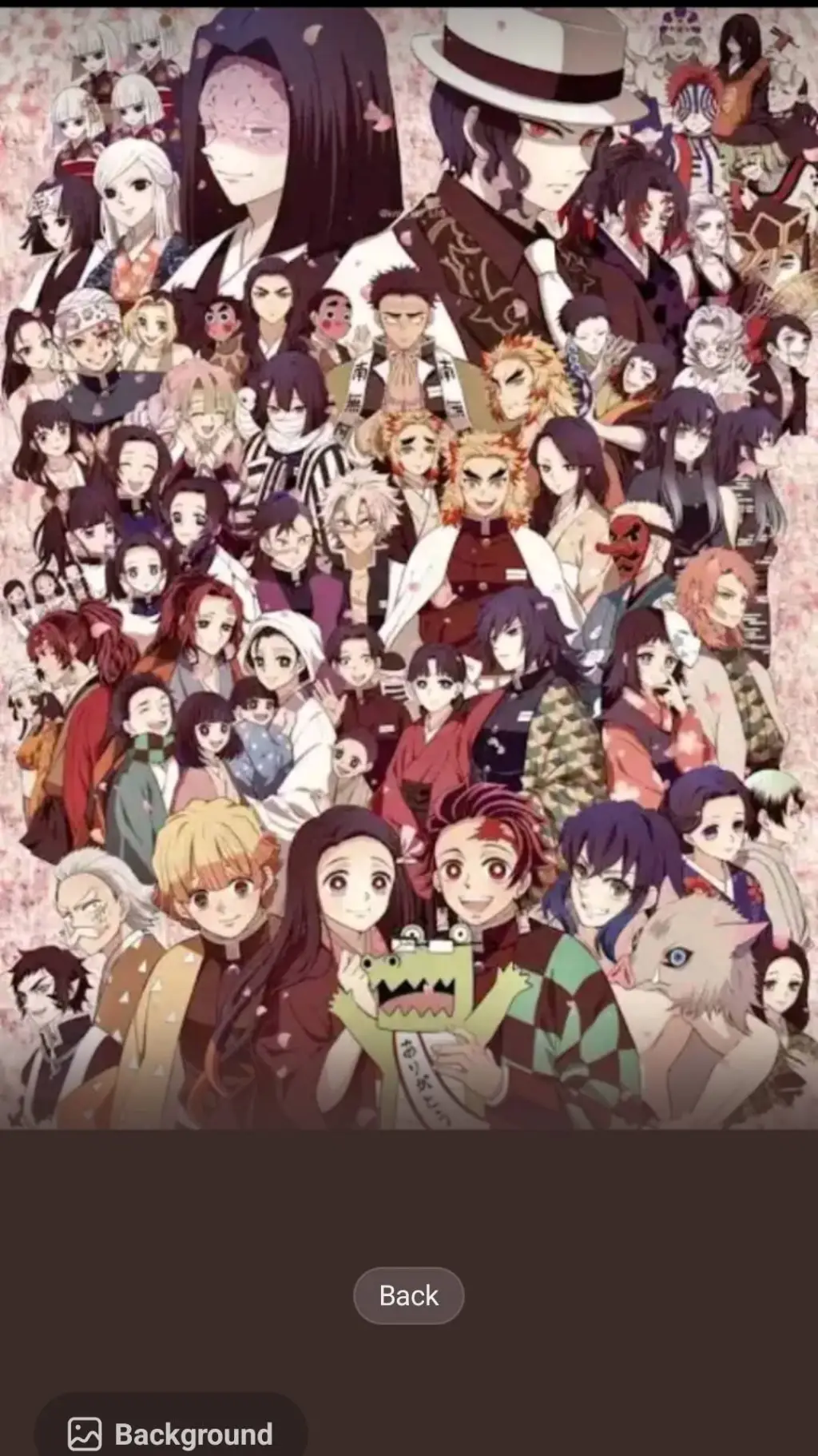 ai character: kny happy ending background