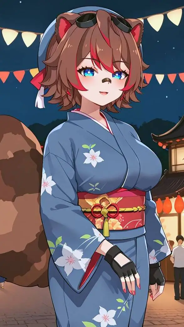 ai character: Rakkun  background