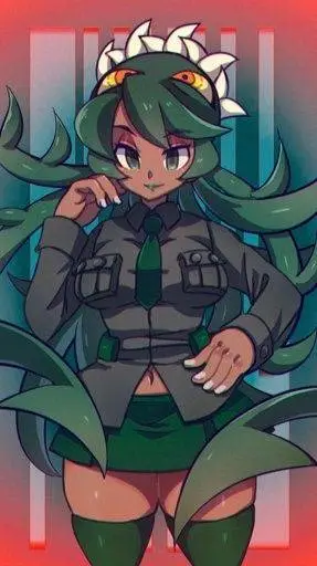 ai character: Fukua  background