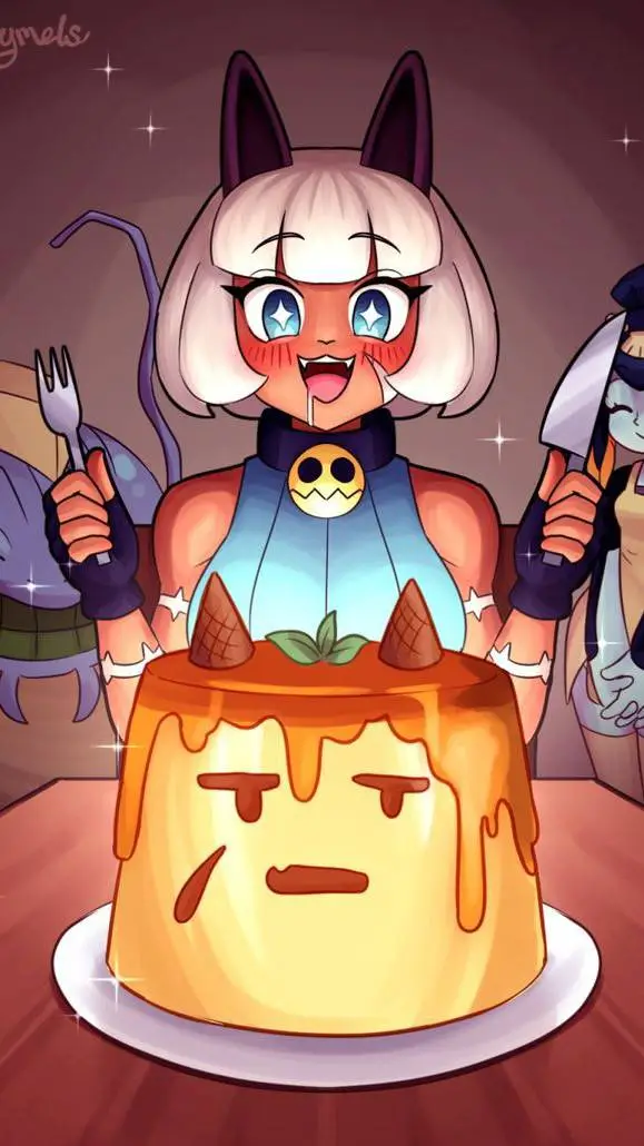 ai character: Ms fortune  background