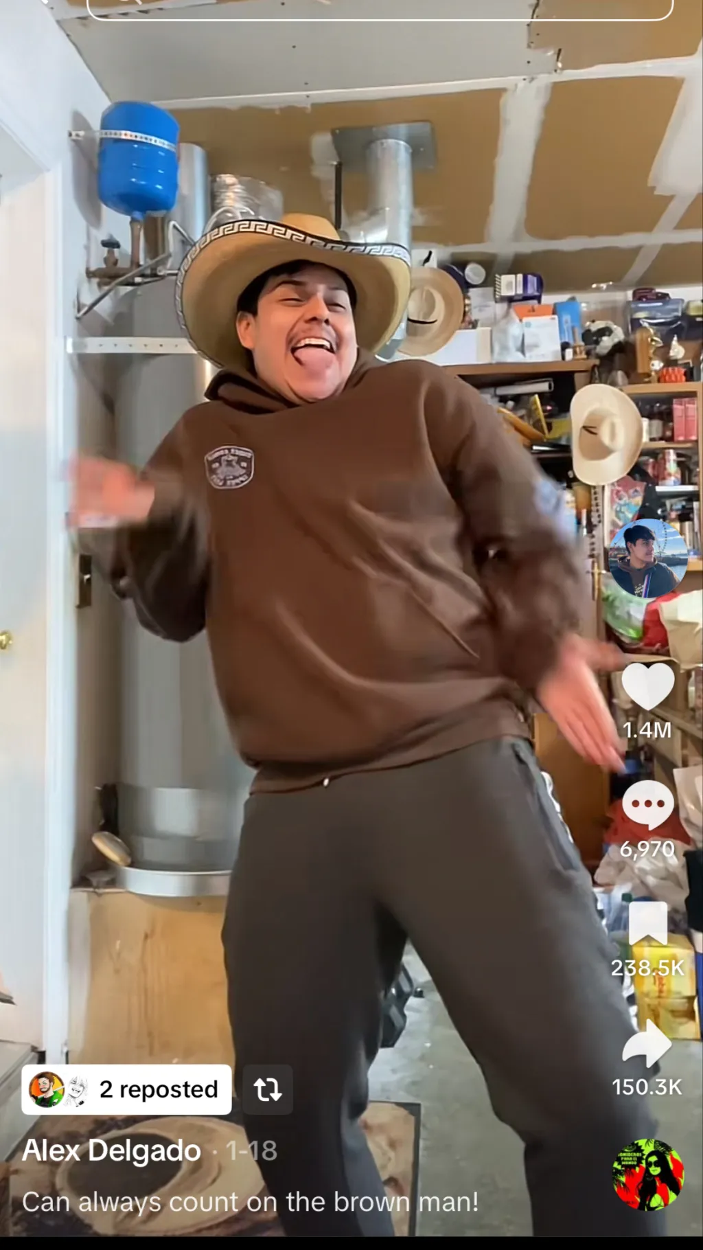 ai character: ALEX/THE BROWN MAN background