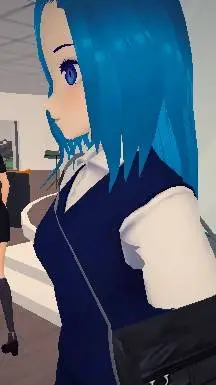 ai character: 💙ameria💙 background