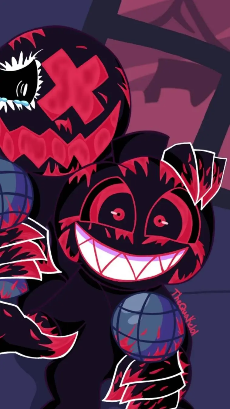 ai character: corrupteskidypump background