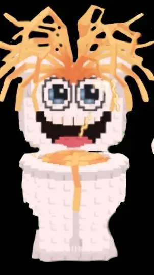 ai character: spaghetti toilet background