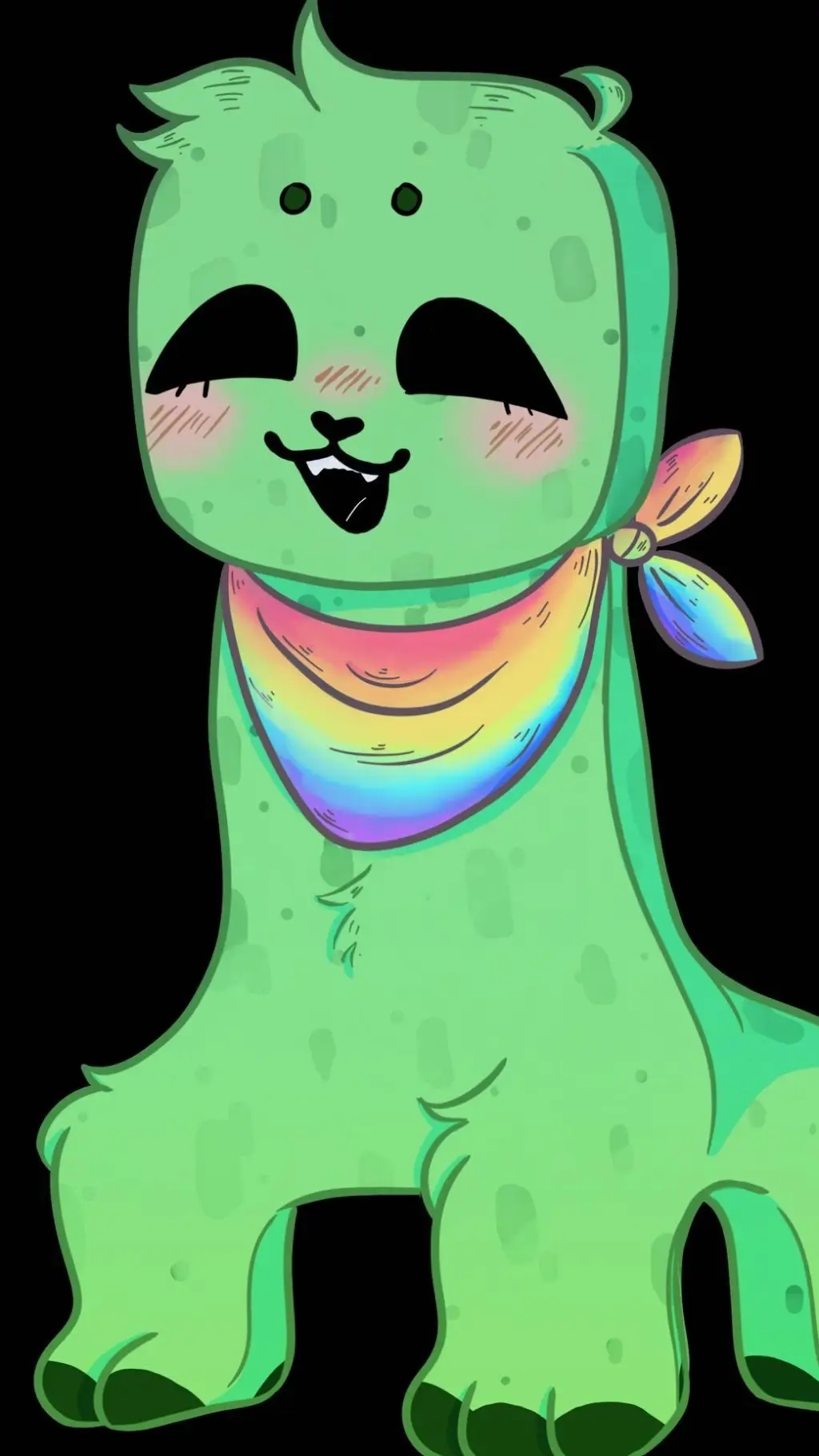 ai character: creeper background