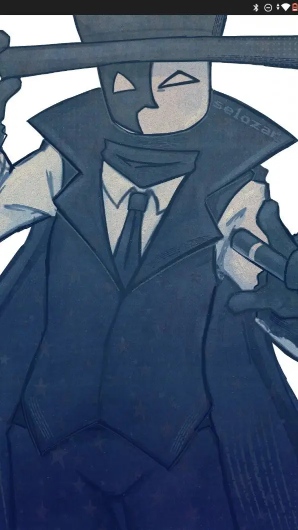 ai character: artfull background