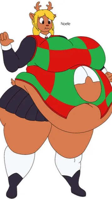 ai character: Fat noelle background