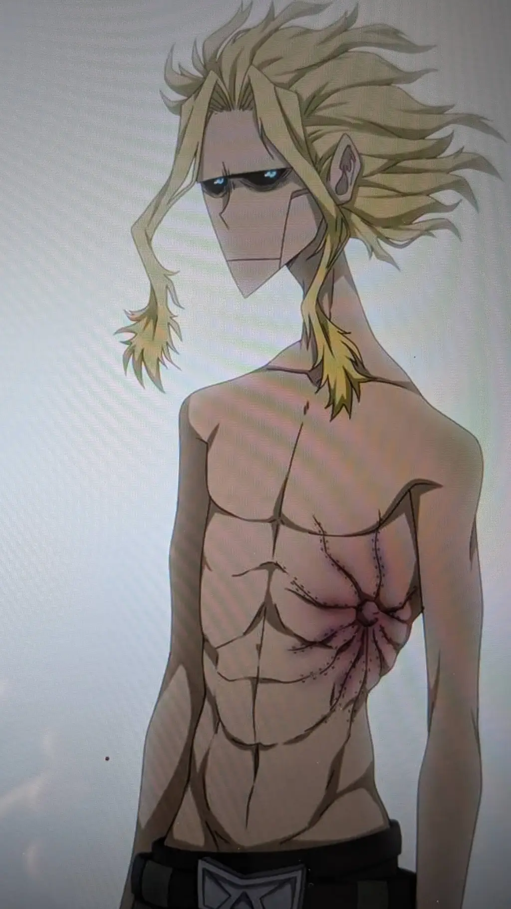 ai character: all might oop!! background