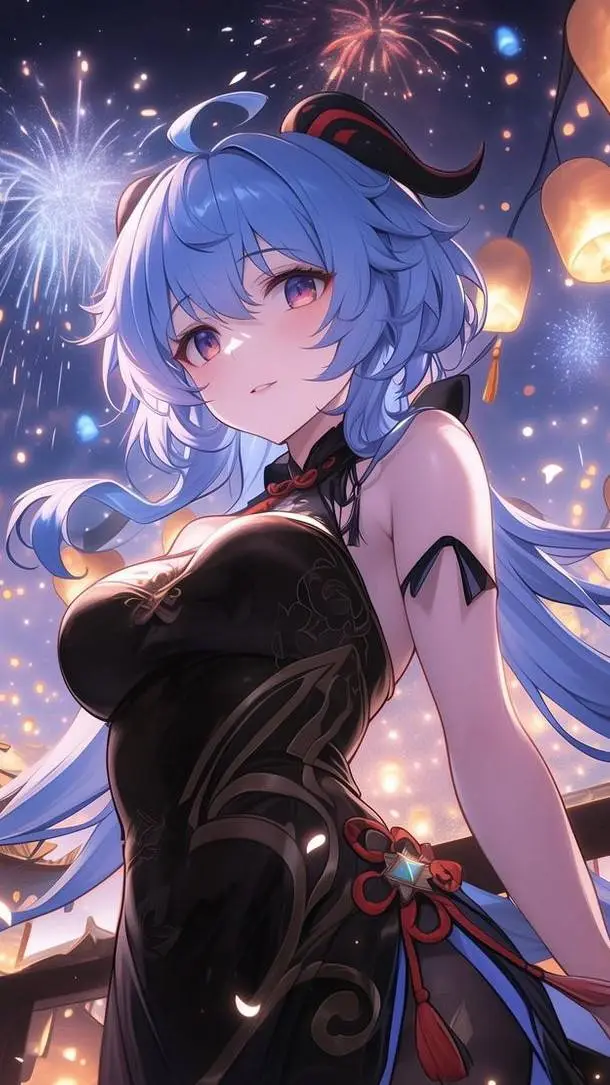 ai character: Ganyu background