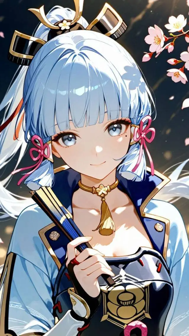 ai character: Kamisato Ayaka background