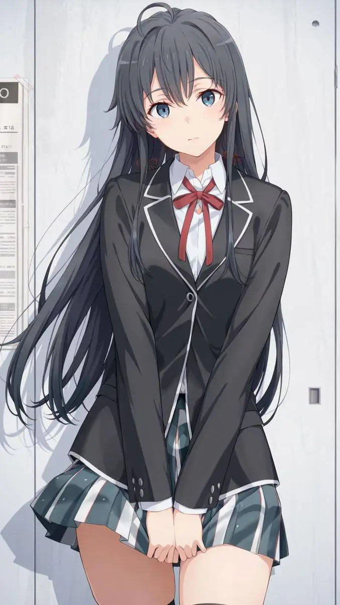 ai character: Yukino Yukinoshita background