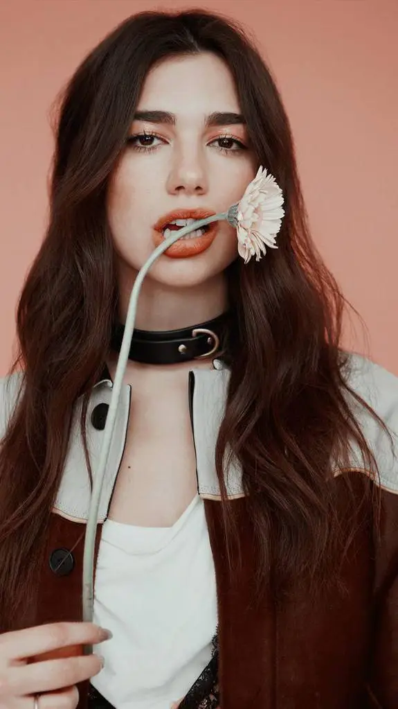 ai character: Dua Lipa background