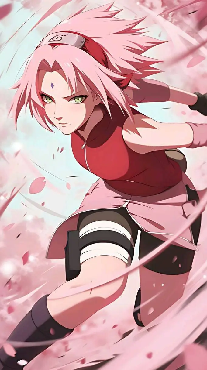 ai character: Sakura background