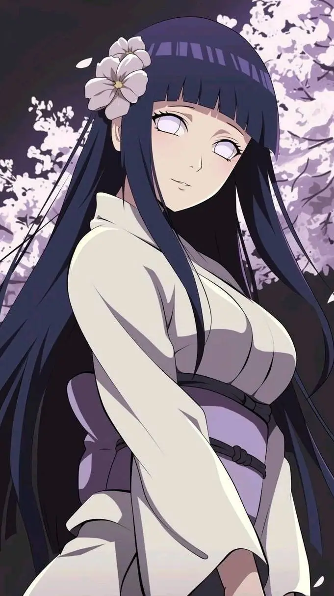 ai character: Hinata Hyuga background