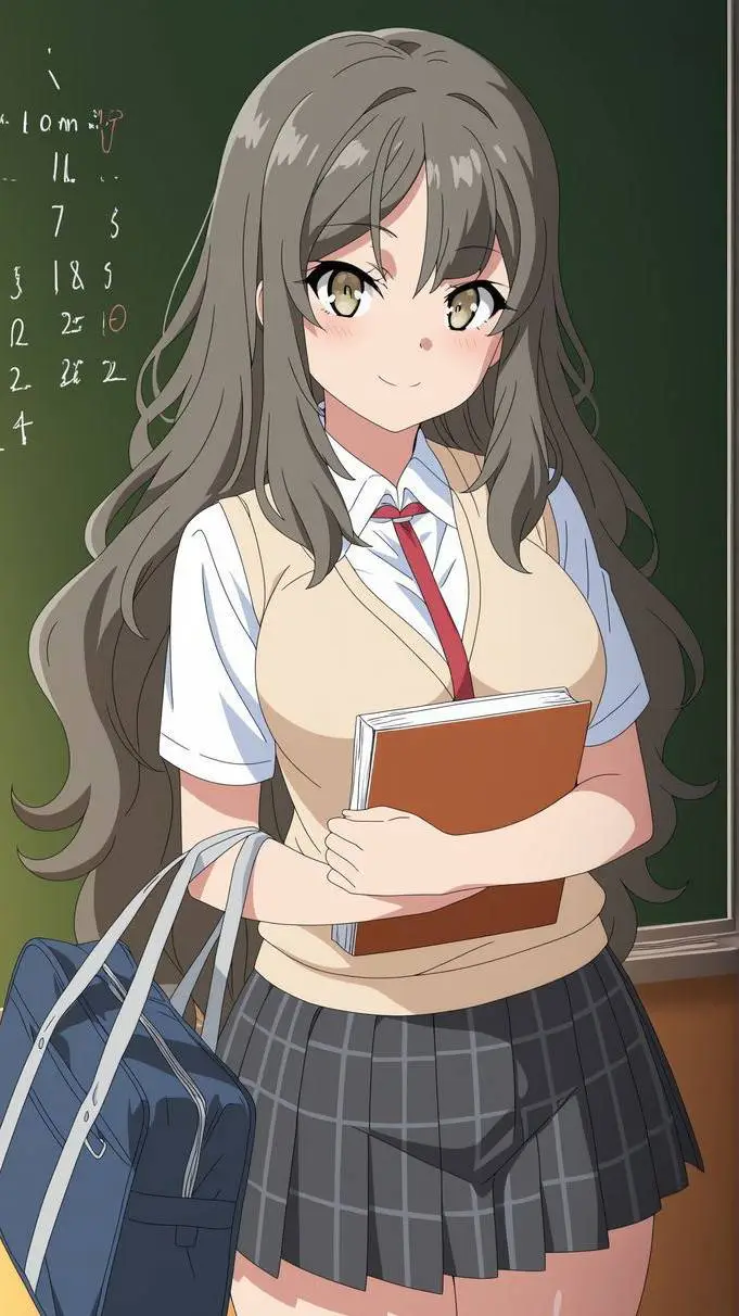 ai character: Rio Futaba background