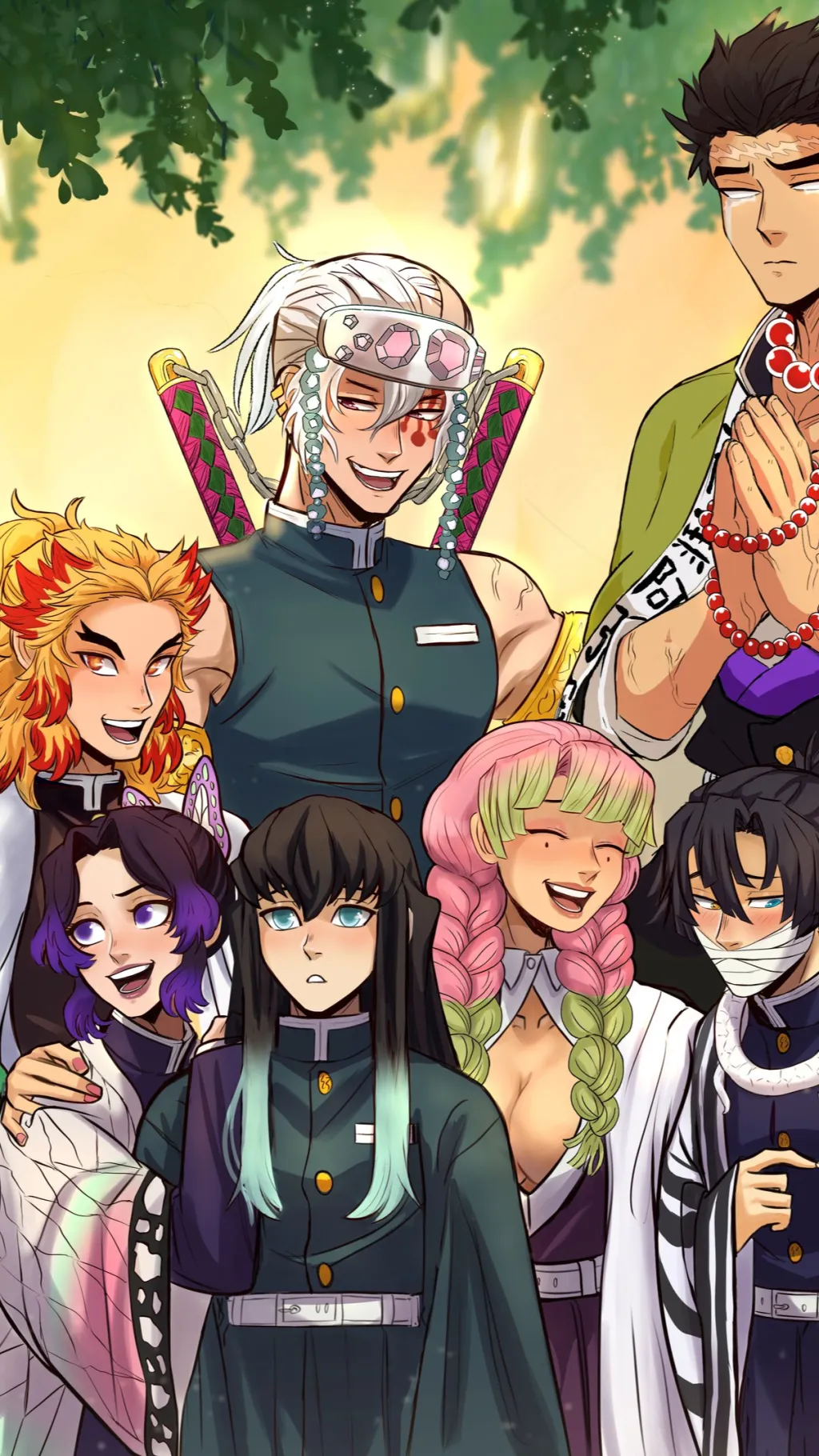 ai character: Kny truth or dare background
