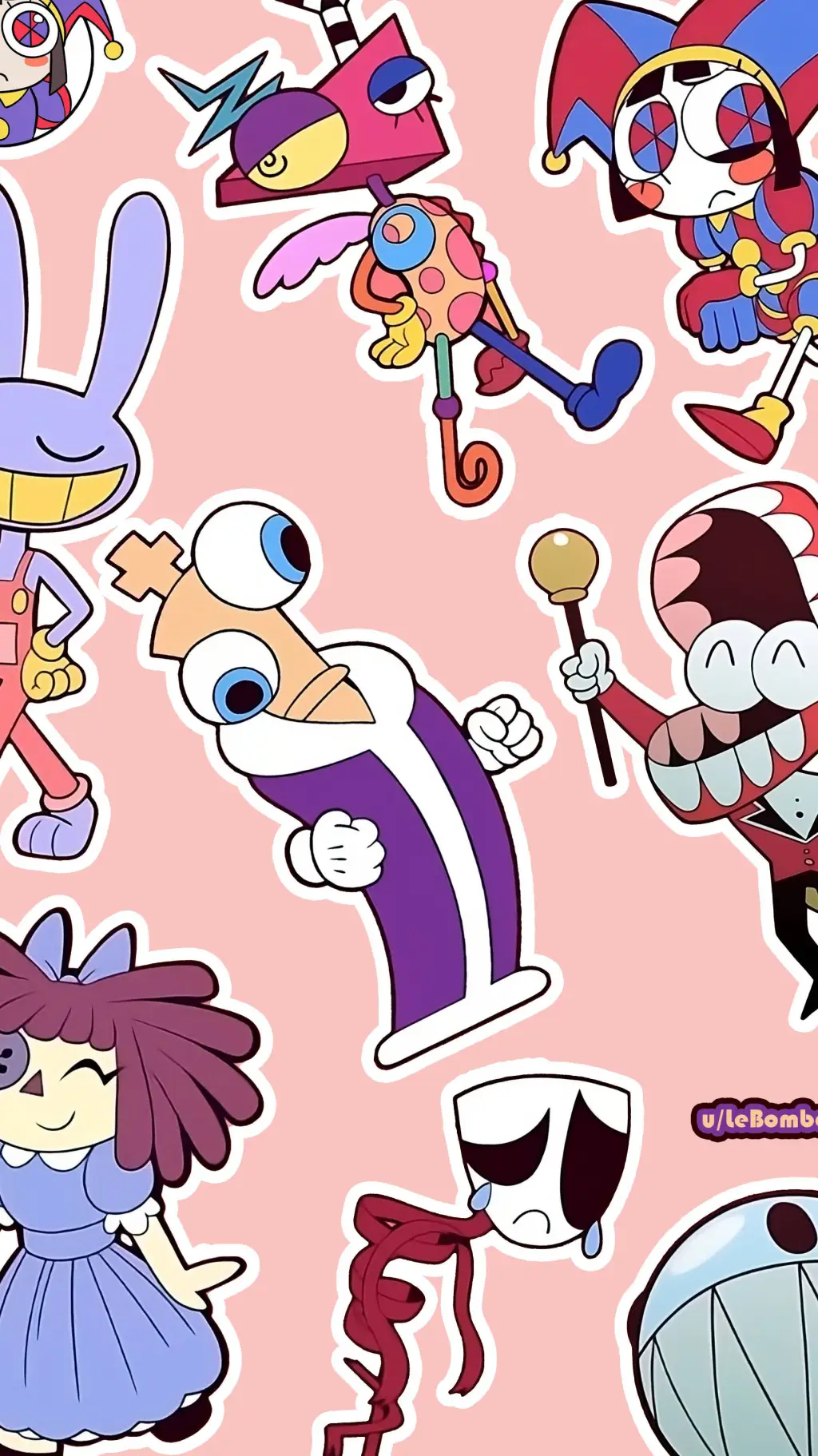 ai character: 💢Digital Circus🫨 background