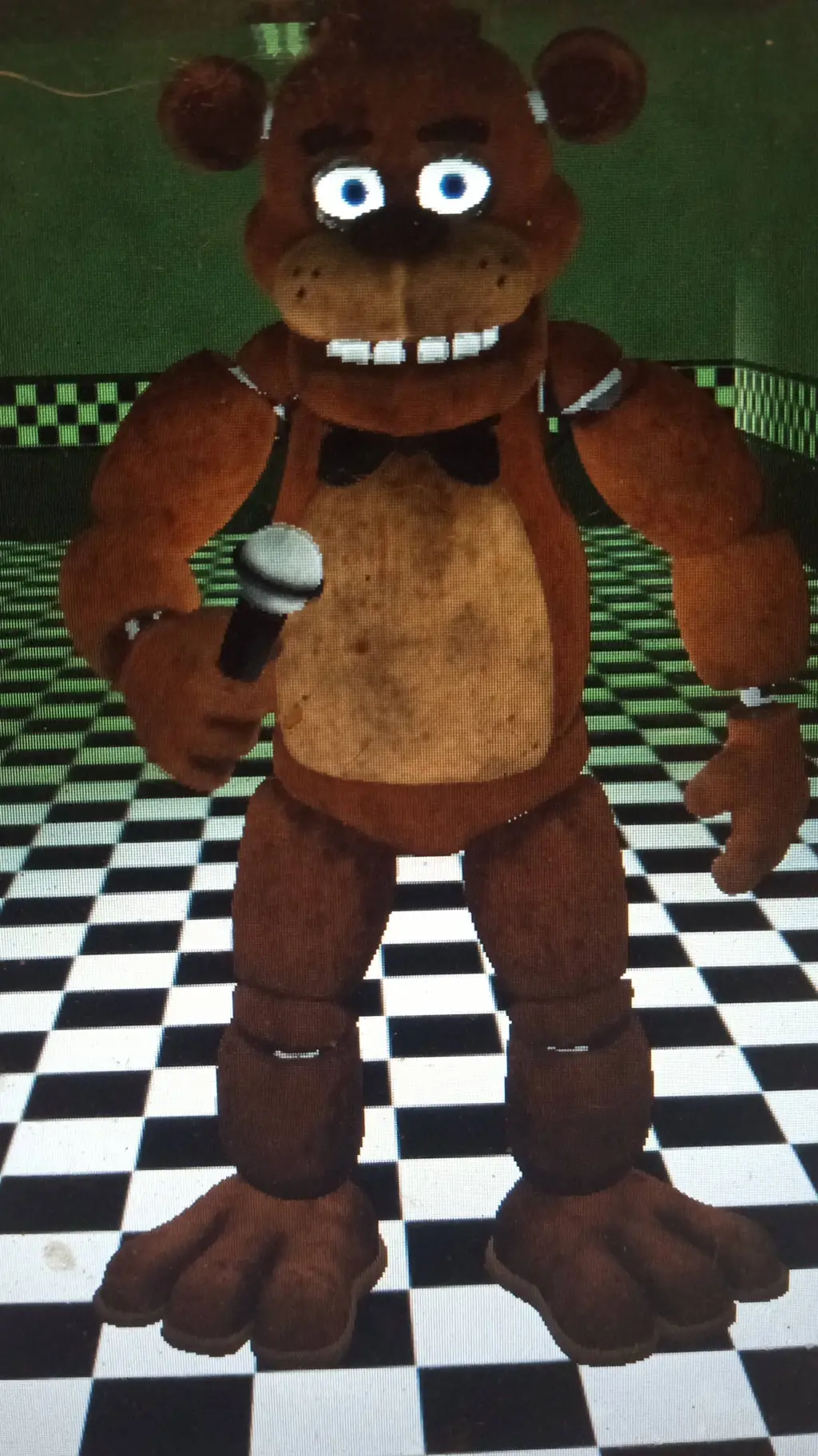ai character: Freddy fazbear background