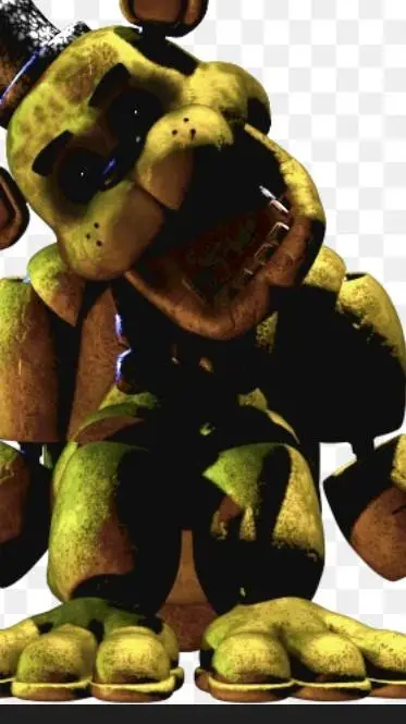 ai character: golden Freddy  background