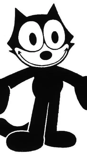 ai character: Felix el gato  background