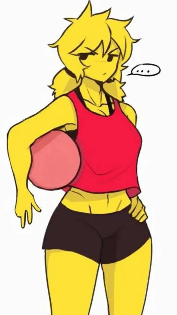 ai character: Baller girl background