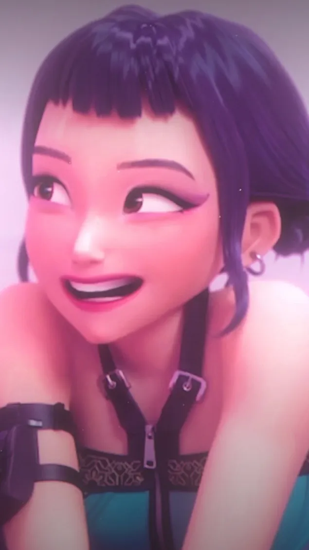ai character: Zoey  background