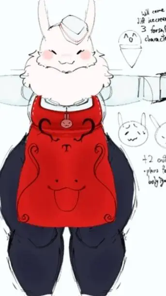 ai character: gubby :3 background