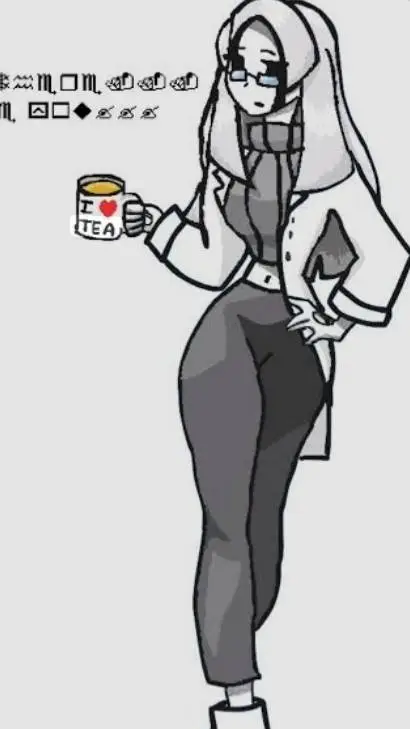 ai character: past Gaster  background