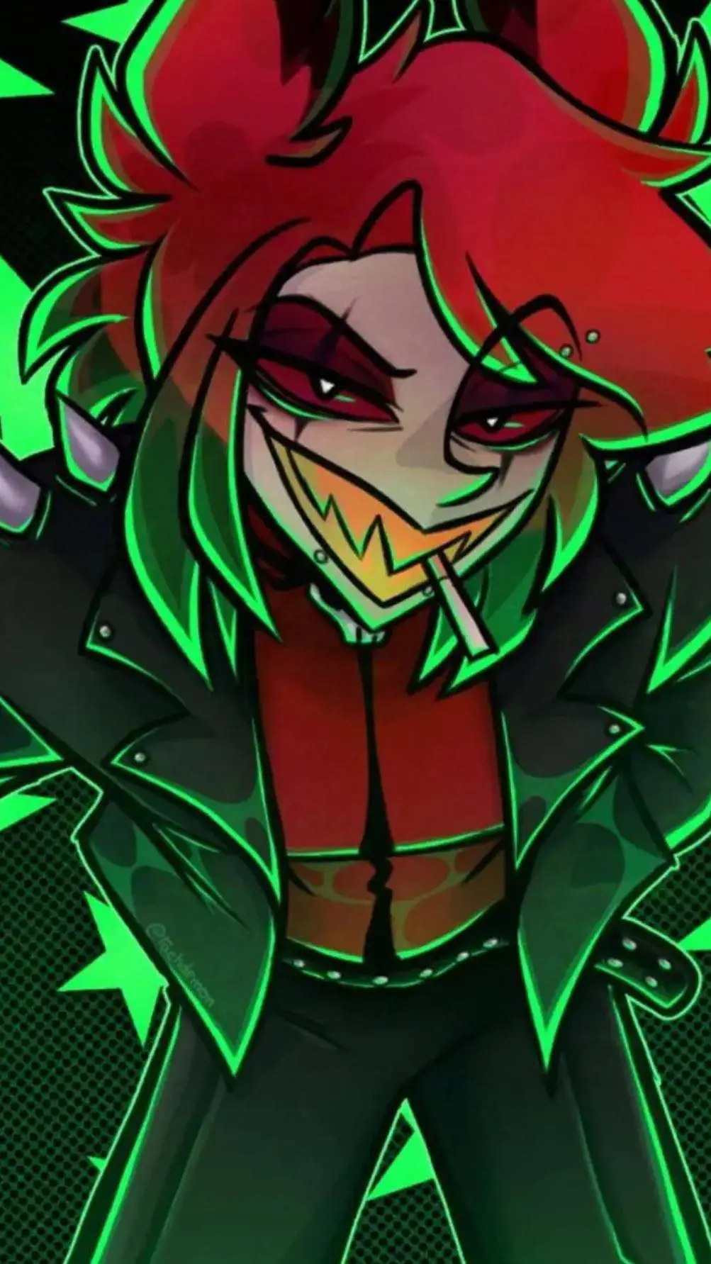 ai character: 📻Alastor📻 background