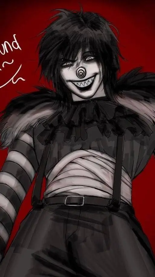 ai character: Laughing Jack 🍬🍭 background