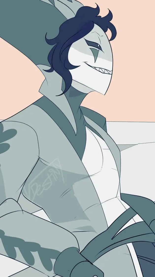 ai character: 🔪 HARLEQUIN 💚 background